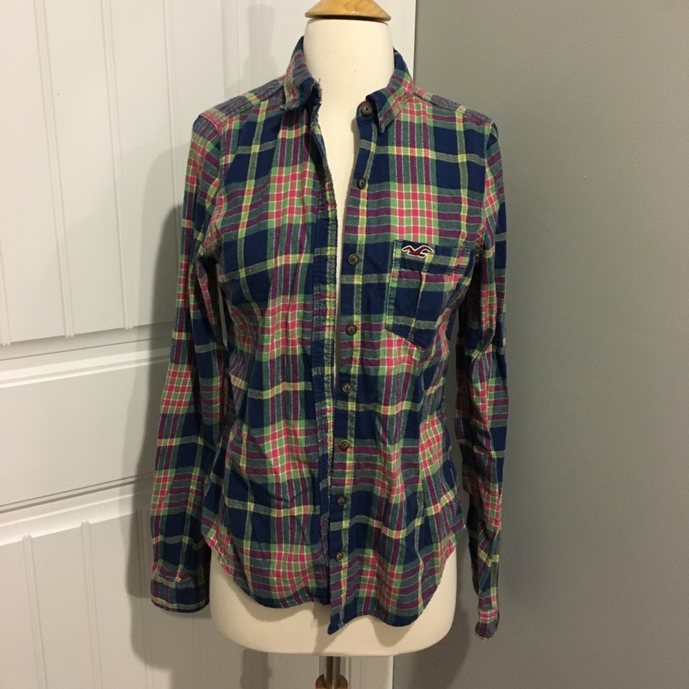 Hollister Long-sleeve Button Down Top